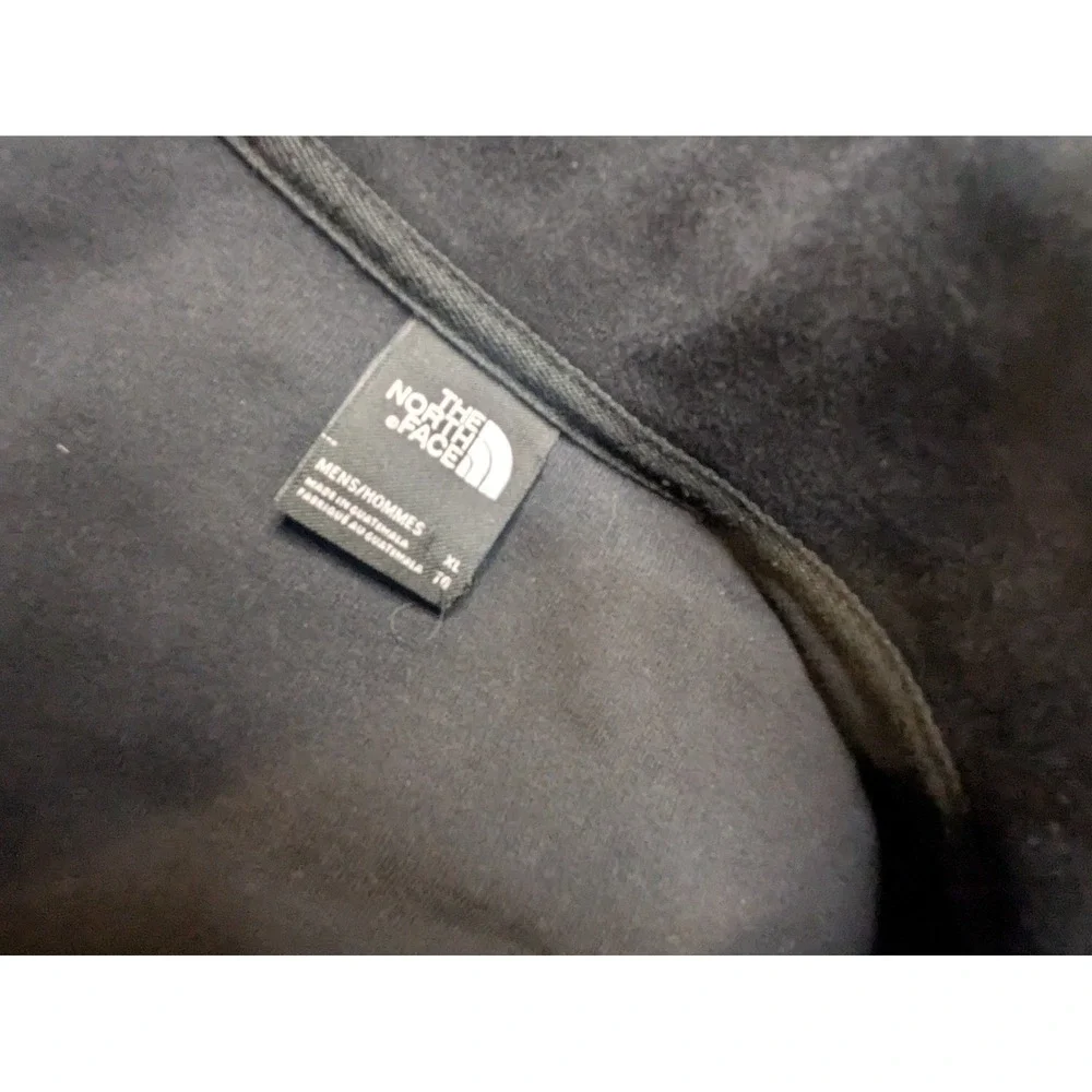 The North Face Mens XL Jacket Full Zip Logo Size XL Black Outdoor Sweatshirt